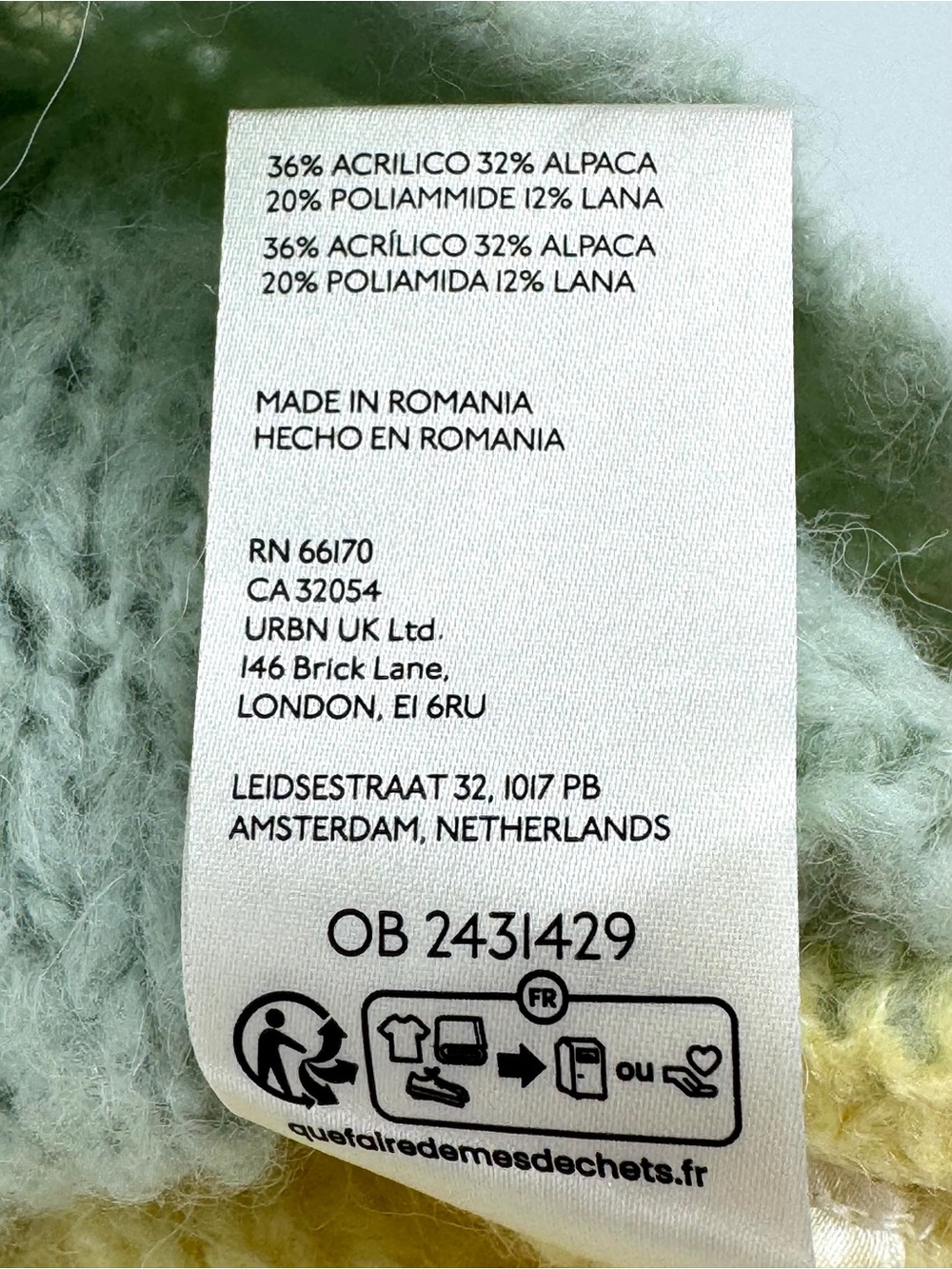 NWT Free People SoftSpun Alpaca/Wool Blend Loose Chunky Knit Boxy Crop Vest - Picture 11 of 11